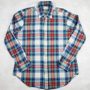 J Mclaughlin Plaid Button Down